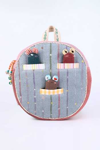 Shop CHOOSE KIND Multi Color Gruce Froopals Backpack Online at Aza Fashions Shop_CHOOSE KIND_Multi Color Gruce Froopals Backpack _Online_at_Aza_Fashions