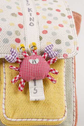 CHOOSE KIND Multi Color Aurochs Crabby Pop Backpack Online at Aza Fashions CHOOSE KIND_Multi Color Aurochs Crabby Pop Backpack _Online_at_Aza_Fashions