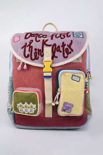 Buy CHOOSE KIND Multi Color Chinchilla Rhythm Riot Backpack Online at Aza Fashions Buy_CHOOSE KIND_Multi Color Chinchilla Rhythm Riot Backpack _Online_at_Aza_Fashions