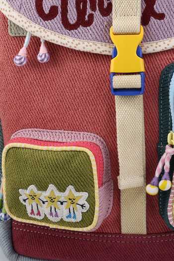 CHOOSE KIND Multi Color Chinchilla Rhythm Riot Backpack at Aza Fashions CHOOSE KIND_Multi Color Chinchilla Rhythm Riot Backpack _at_Aza_Fashions