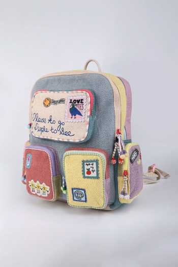 CHOOSE KIND Chinchilla Pastel Postcards Backpack