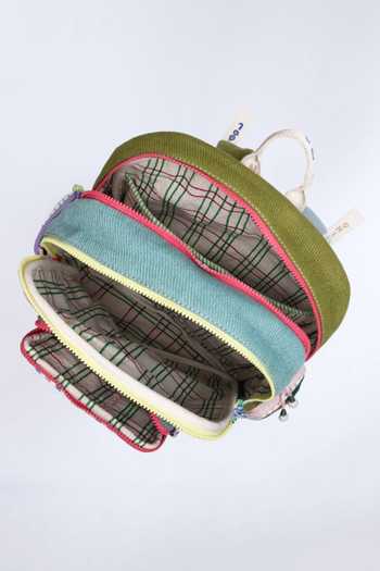 CHOOSE KIND Multi Color Chinchilla Wander Winks Backpack Online at Aza Fashions CHOOSE KIND_Multi Color Chinchilla Wander Winks Backpack _Online_at_Aza_Fashions