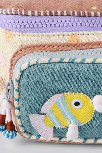 Buy CHOOSE KIND Multi Color Salmon Swimsters Waistbag Online at Aza Fashions Buy_CHOOSE KIND_Multi Color Salmon Swimsters Waistbag _Online_at_Aza_Fashions