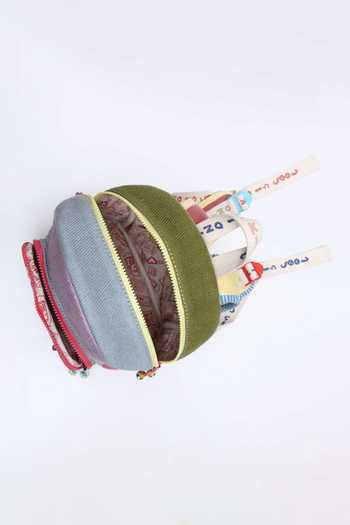 CHOOSE KIND Multi Color Lutris Whimsy Post Backpack Online at Aza Fashions CHOOSE KIND_Multi Color Lutris Whimsy Post Backpack _Online_at_Aza_Fashions