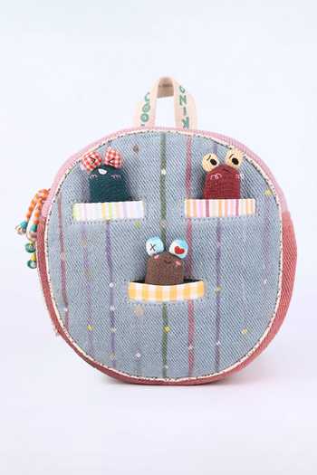 Buy CHOOSE KIND Multi Color Gruce Froopals Backpack Online at Aza Fashions Buy_CHOOSE KIND_Multi Color Gruce Froopals Backpack _Online_at_Aza_Fashions
