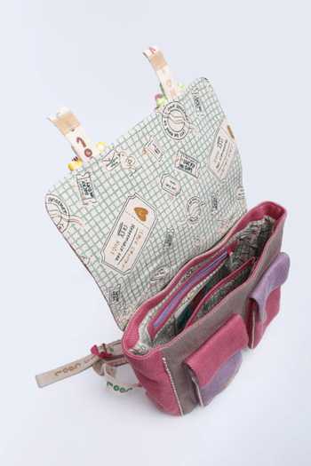 CHOOSE KIND Multi Color Aurochs Lilybud Backpack Online at Aza Fashions CHOOSE KIND_Multi Color Aurochs Lilybud Backpack _Online_at_Aza_Fashions