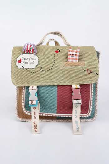 Shop CHOOSE KIND Multi Color Panthera Kind Act Backpack Online at Aza Fashions Shop_CHOOSE KIND_Multi Color Panthera Kind Act Backpack _Online_at_Aza_Fashions
