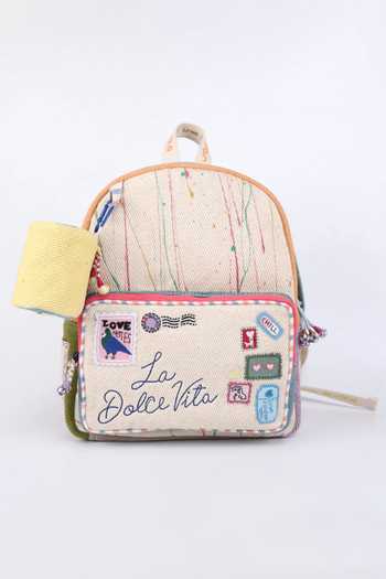 Buy CHOOSE KIND Multi Color Dugong Stamps And Stories Backpack Online at Aza Fashions Buy_CHOOSE KIND_Multi Color Dugong Stamps And Stories Backpack _Online_at_Aza_Fashions