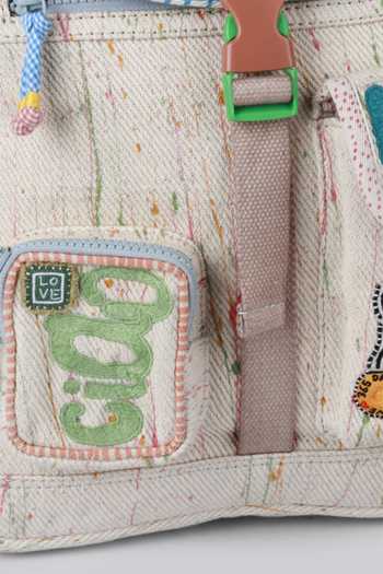 CHOOSE KIND_Multi Color Chinchilla New York Backpack _Online_at_Aza_Fashions