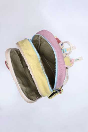 CHOOSE KIND_Multi Color Chinchilla Pastel Postcards Backpack _Online_at_Aza_Fashions