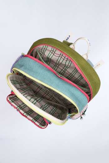 CHOOSE KIND Multi Color Chinchilla Wander Winks Backpack Online at Aza Fashions CHOOSE KIND_Multi Color Chinchilla Wander Winks Backpack _Online_at_Aza_Fashions