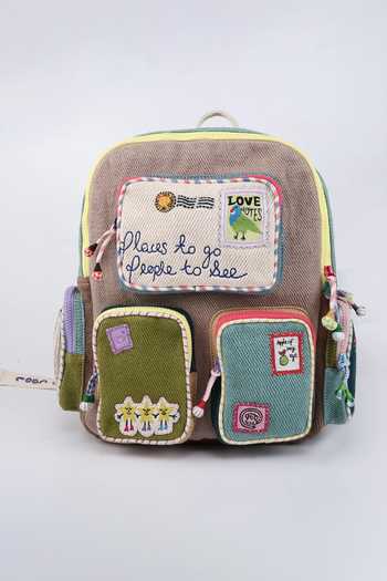 Buy CHOOSE KIND Multi Color Chinchilla Wander Winks Backpack Online at Aza Fashions Buy_CHOOSE KIND_Multi Color Chinchilla Wander Winks Backpack _Online_at_Aza_Fashions