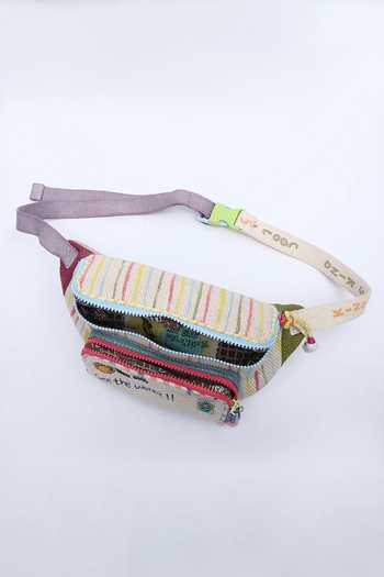 CHOOSE KIND_Multi Color Salmon Traveller Waistbag _Online_at_Aza_Fashions