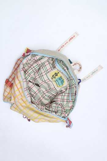 Buy CHOOSE KIND Multi Color Quaggle Suncheck Backpack Online at Aza Fashions Buy_CHOOSE KIND_Multi Color Quaggle Suncheck Backpack _Online_at_Aza_Fashions