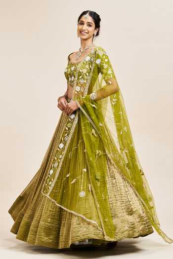 Issa Studio By Chetana & Swathi Viha Lehenga Embroidered Blouse Set