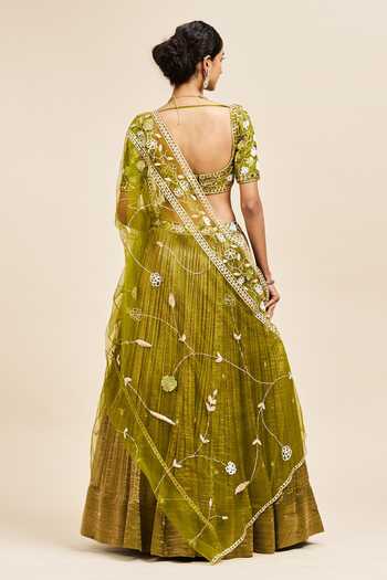 Issa Studio By Chetana & Swathi Viha Lehenga Embroidered Blouse Set