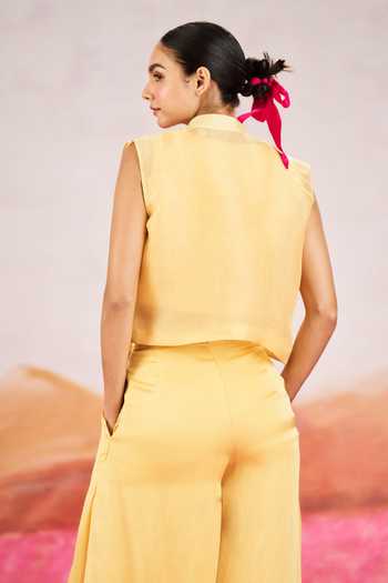Issa Studio By Chetana & Swathi Aria Floral Embroidered Jacket & Pant Set 