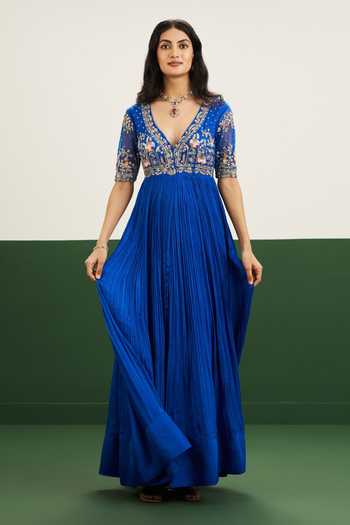 Issa Studio By Chetana & Swathi Emily Pleated Dress 