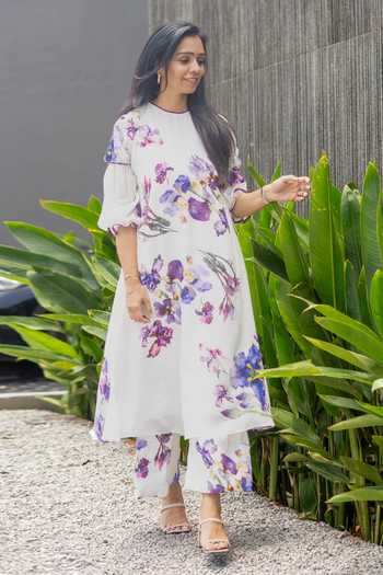 Issa Studio By Chetana & Swathi Ailey Floral Print Kurta & Pant Set 