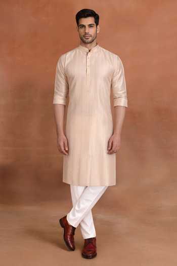 Raghavendra Rathore Jodhpur Regalia Pintuck Detail Kurta 