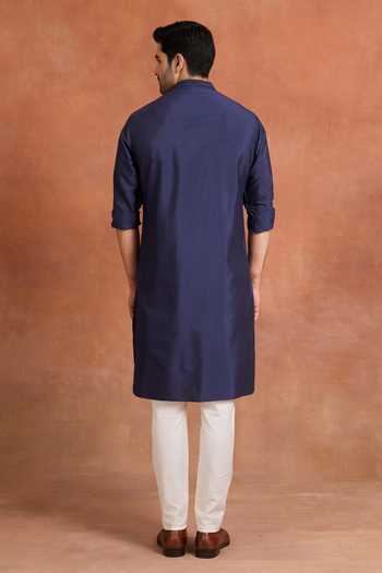 Raghavendra Rathore Jodhpur Blue Dominion Kurta 