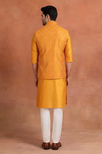 Raghavendra Rathore Jodhpur Marigold Nehru Jacket 
