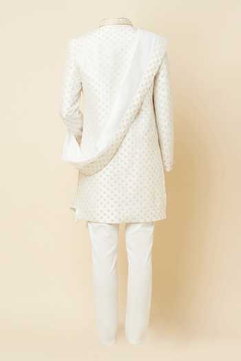 SPRING BREAK Embroidered Sherwani Set For Kids