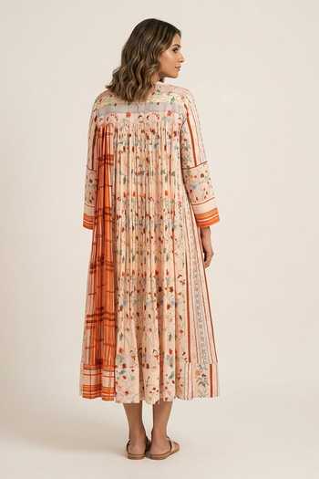 Issa Studio By Chetana & Swathi Kiara Printed Tiered Dress 