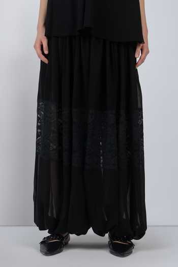 Buy LEH STUDIOS Black Viscose, Polyester Georgette Balloon Pant Online at Aza Fashions Buy_LEH STUDIOS_Black Viscose, Polyester Georgette Balloon Pant _Online_at_Aza_Fashions