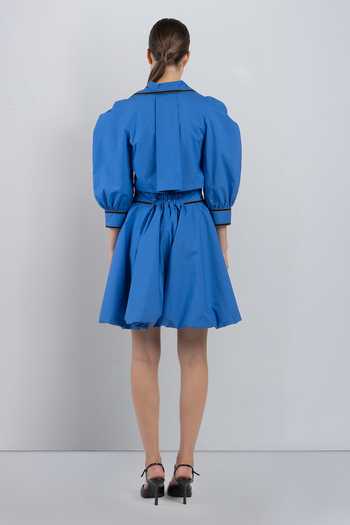 LEH STUDIOS Annas Bubble Hem Dress 