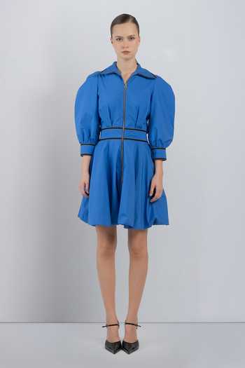 LEH STUDIOS Annas Bubble Hem Dress 