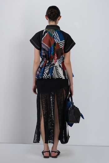 LEH STUDIOS Scalpere Paneled Skirt 