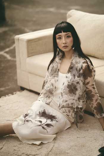 Buy_Atbw_White Silk Satin Scoop Neck Floral Pattern Slip Dress _Online_at_Aza_Fashions