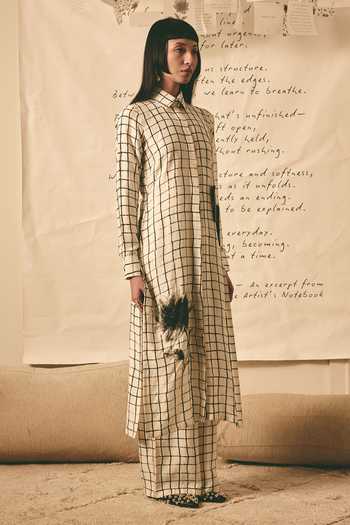 Atbw Grid Print Pant 