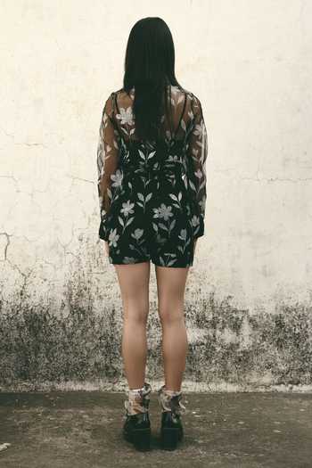 Atbw Floral Motif Shorts 