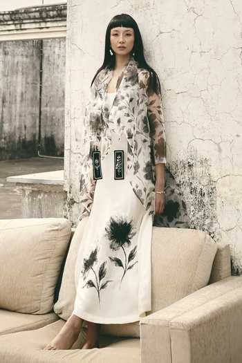 Atbw Floral Print Cape