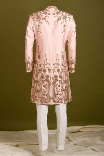 Chatenya Mittal Floral Garden Sherwani Set For Kids