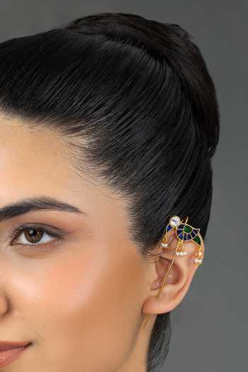 Joules by Radhika Multi Color Vayra Embellished Ear Cuffs Online at Aza Fashions Joules by Radhika_Multi Color Vayra Embellished Ear Cuffs _Online_at_Aza_Fashions