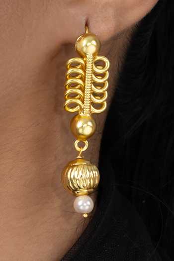 Buy Joules by Radhika Gold Plated Saniya Drop Earrings Online at Aza Fashions Buy_Joules by Radhika_Gold Plated Saniya Drop Earrings _Online_at_Aza_Fashions