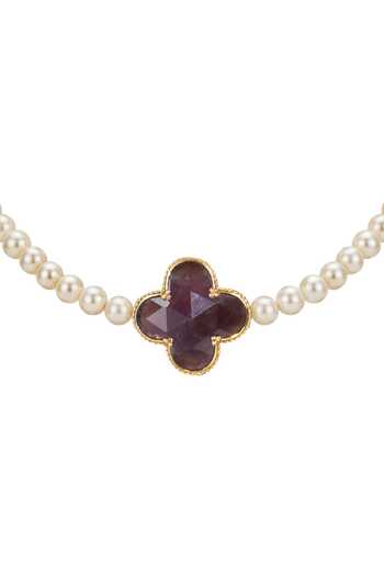 Joules by Radhika Vihana Pearl Choker Necklace  
