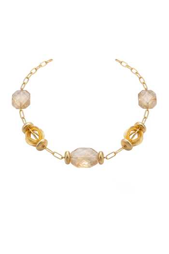 Joules by Radhika Layana Faceted Bead Necklace 