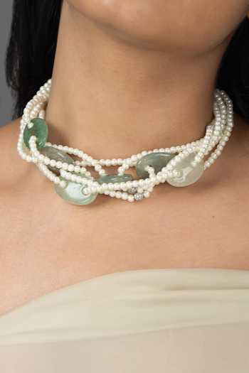Joules by Radhika Aavina Pearl Necklace 