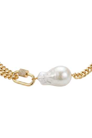 Joules by Radhika Gold Plated Aarvya Pearl Necklace Online at Aza Fashions Joules by Radhika_Gold Plated Aarvya Pearl Necklace _Online_at_Aza_Fashions
