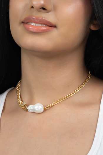 Joules by Radhika Aarvya Pearl Necklace 