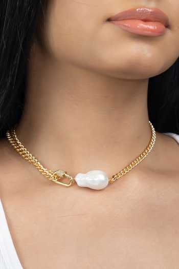 Joules by Radhika Aarvya Pearl Necklace 