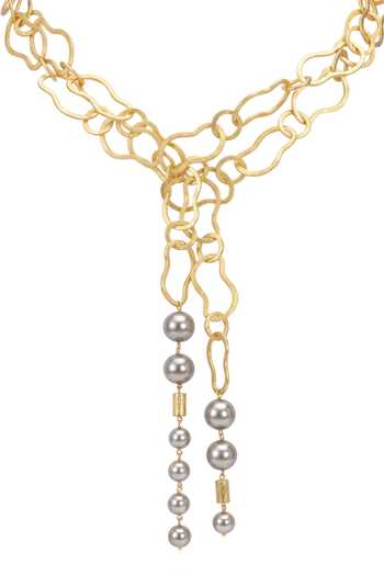 Joules by Radhika Gold Plated Kiyara Long Necklace Online at Aza Fashions Joules by Radhika_Gold Plated Kiyara Long Necklace _Online_at_Aza_Fashions