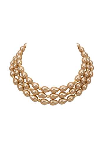 Joules by Radhika Gold Plated Vamika Pearl Necklace Online at Aza Fashions Joules by Radhika_Gold Plated Vamika Pearl Necklace _Online_at_Aza_Fashions
