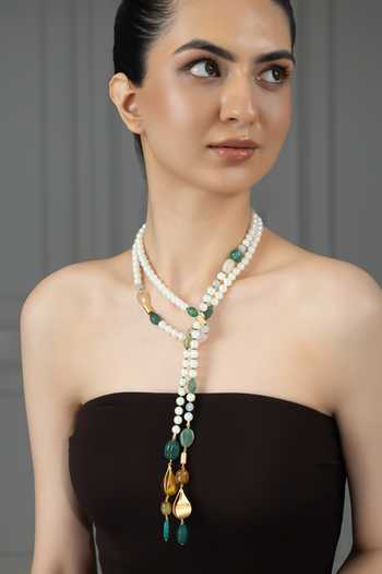Joules by Radhika Siyana Pearl Necklace 