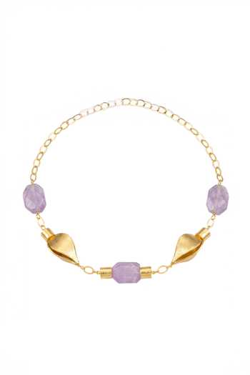 Joules by Radhika Vareya Amethyst Beads Necklace 
