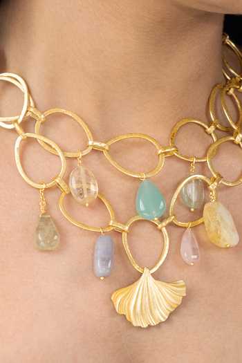 Buy Joules by Radhika Gold Plated Mavina Layered Necklace Online at Aza Fashions Buy_Joules by Radhika_Gold Plated Mavina Layered Necklace _Online_at_Aza_Fashions